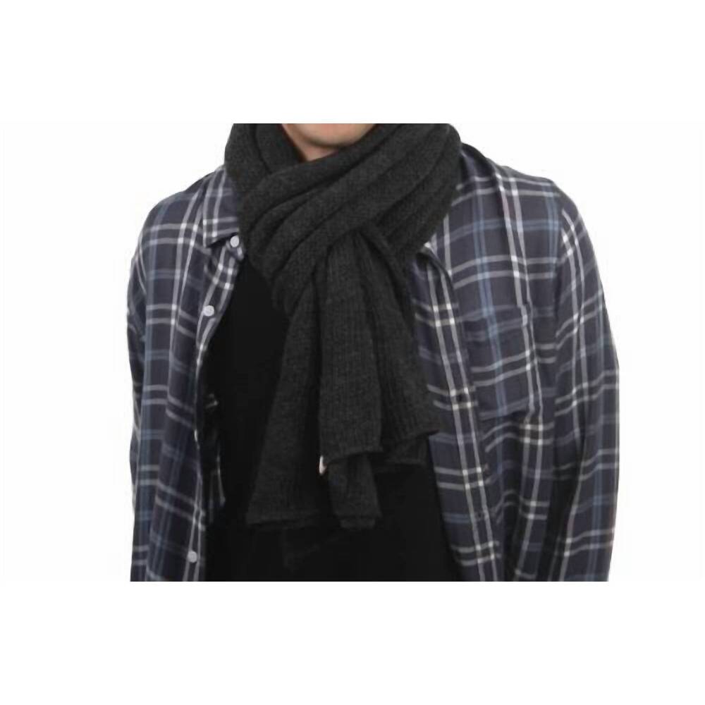 NEW NIRVANNA DESIGNS air wrap scarf in charcoal